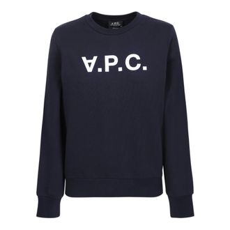 A.P.C. Mujer, Sudaderas, Azul, Talla: S