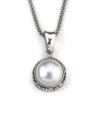 Samuel B. Silver Pearl Pendant