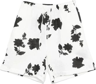 Liviana Conti Bianco Nero Shorts voor vrouwen - Dames - Korte Broeken - Wit - XS - Korte Broeken
