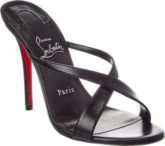 Christian Louboutin Mulazee Cross 100 Leather Sandal