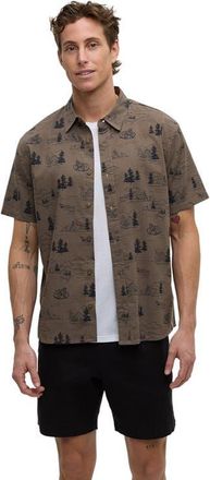 tentree Redwood Shirt in Timber/lake Sasquatch at Nordstrom, Size Xx-Large