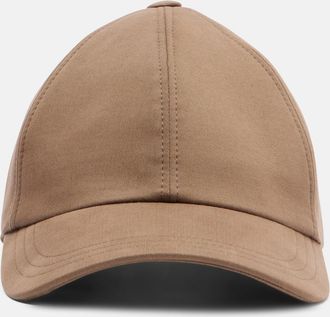 The Row Gorra de b&eacute;isbol Caspian en mezcla de algod&oacute;n y cachemir