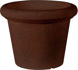 OEM Rosa 75 Macetero Redondo Y R&uacute;stico De Interior Y Exterior Para Plantas Y Flores Muy Resistente Al Paso Del Tiempo. Hecho De Polietileno En Espa&ntilde;a - Br