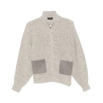 Fabiana Filippi Casha Cardigan - Dames - Vesten - Beige - S - Truien & Vesten