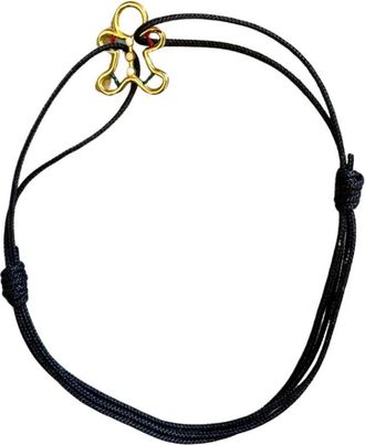 Aliita Ginger Cookie Enamel Necklace - Dames - Kettingen - Zwart - ONE Size - Accessoires