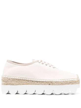 Marni Espadrilles met veters - Beige