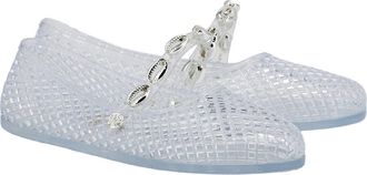 Ancient Greek Sandals Iro Shells Jelly Flat in Clear at Nordstrom, Size 11Us
