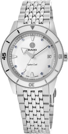 Rado Captain Cook Automatic Steel White Dial Set Womens Watch R32500718