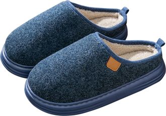 Generic Cozy Home Memory Foam Slippers, Indoor Outdoor House Shoes, Fleece Lined, Non-Slip Sole, Multiple Colors Available