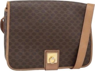 Celine Pre-owned Cross Body Bags, female, Brown, Size: ONE SIZE Pre-owned Vintage Shoulder Bag