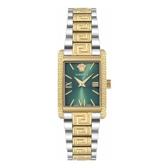 Versace Tonneau Horloge - Dames - Accessoires - Grijs - Maat: ONE Size