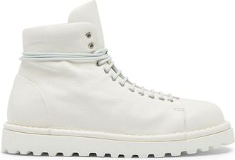 Marsèll Pallottola leather combat boots - women - Leather - 37.5 - White