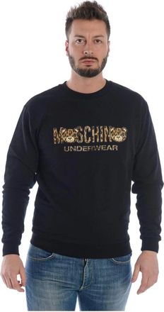 Moschino Capuchontrui - Heren - Sweatshirts - Zwart - S - Katoen - Hoodies & sweatvesten