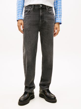 Tommy Jeans Straight-Jeans TOMMY JEANS SONNY REGULAR, Herren, Gr. 30, L&auml;nge 32, denim schwarz, Denim/Jeans, Obermaterial: 99% Baumwolle, 1% Elasthan, unifarben, r