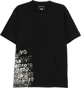 Yohji Yamamoto GFX T-shirt - unisex - Cotton - S - Black
