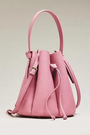Melie Bianco Laguna Cinched Vegan Leather Bucket Bag