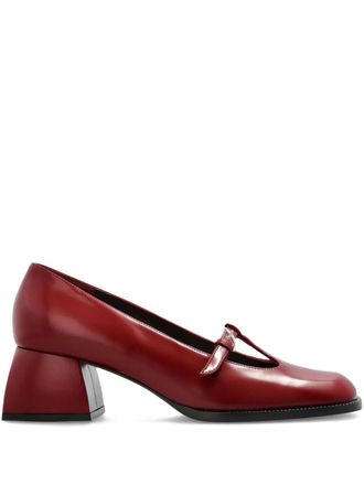Nodaleto T-bar block-heel pumps - Red