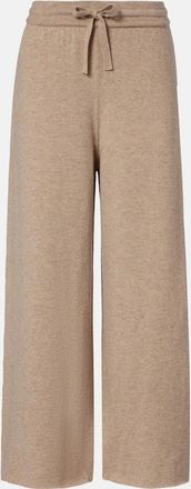 Jil Sander Pantaloni in cashmere a gamba larga