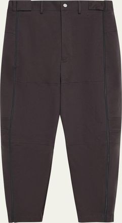 Mordecai Mens Cotton Side-Zip Flat-Front Trousers