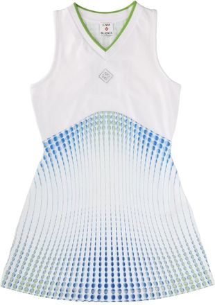 Casablanca Tennis Printed Racer Dress - Dames - Korte kleedjes - Veelkleurig - S - Polyester - Kleedjes