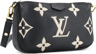 Louis Vuitton Multi Pochette Accessoires tweekleurige grote crossbodytas met monogramprint - Zwart