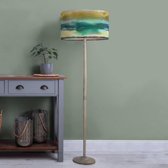 Voyage Maison Solensis Floor Lamp With Fjord Eva Lampshade in Beige