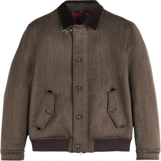 Fay Driving Bomber - Heren - Bomber jackets - Bruin - XL - Katoen - Jassen