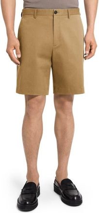 Theory Standard Chino in Moonsoft Cotton Blend Shorts in Fresh Khaki - 2Qh at Nordstrom, Size 32