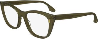 Victoria Beckham Glasses, female, Green, Size: ONE SIZE Acetate Glasses Frames