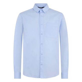 K-Way K-Way, Casual Shirts, male, Blue, Size: 2XL Damir St Poplin No Iron