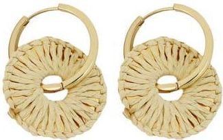 Panacea Rattan Wrapped Hoop Earrings at Nordstrom Rack