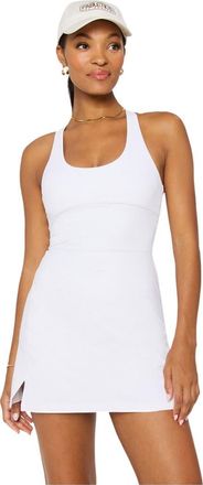 Fabletics Define Performance Dress Classic Mini in Classic White at Nordstrom, Size Xx-Large