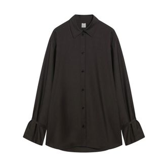 Toteme Shirts, female, Brown, Size: M Toteme Shirts