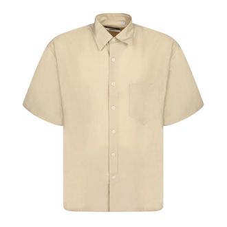 Costumein Short Sleeve Shirts - Heren - Korte mouwen Overhemden - Beige - M - Overhemden