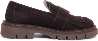Luca Grossi Su&egrave;de Loafer Schoen Made in Italy - Dames - Loafers - Bruin - 36 1/2 EU - Su&egrave;de - Schoenen