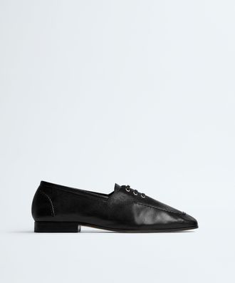 Bottega Veneta Gino Lace-Up Shoe - Black - Women - 11