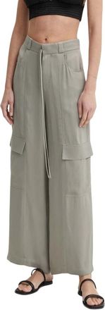 &Aacute;eron Broeken, Dames, Grijs, M, Opal Wijde Broek