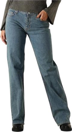 Envii Blauwe Straight Leg Jeans - Dames - Regular Fit Jeans - Blauw - M - Katoen - Jeans