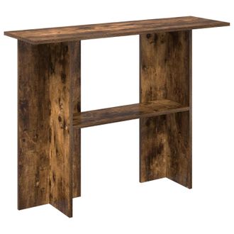 vidaXL Mesa Consola Roble Ahumado 100 X 30 X 75 Cm Vidaxl