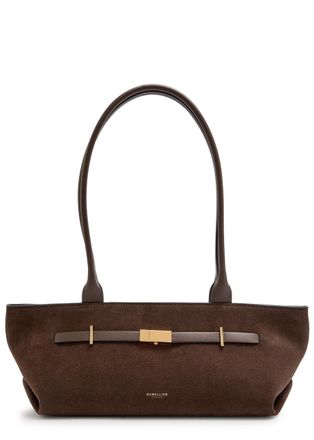 DeMellier The New York Suede Shoulder bag - Moca - One Size