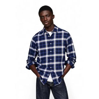 Tommy Hilfiger Casual Shirts - Heren - Casual Overhemden - Blauw - S - Overhemden