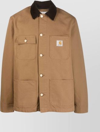 Carhartt Work in Progress cotton canvas shirt jacket