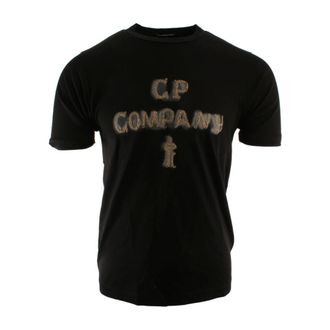 C.P. Company T-Shirts, male, Black, Size: XS T-shirt