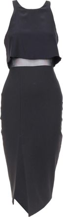 Elizabeth & James Elizabeth And James Kiandra Midriff Cut Out Sheer Midi Dress