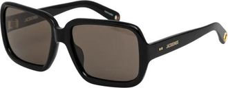 Jacquemus Zonnebrillen - Dames - Zonnebrillen - Zwart - 60 MM - Accessoires