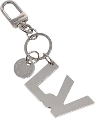 Louis Vuitton Pre-owned Accessories, female, Gray, Size: ONE SIZE Pre-owned Metal Key Holder