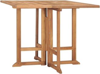 vidaXL Mesa De Comedor Para Jard&iacute;n Plegable 90x90x75 Cm De Teca Masiva - 342691