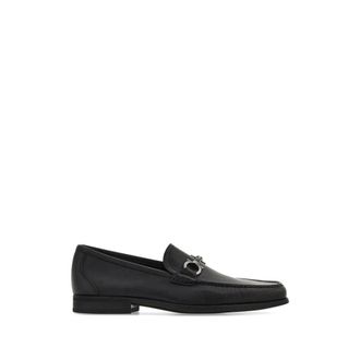 Ferragamo Loafers, male, Black, Size: 7 1/2 US Gancini Ornament Loafer