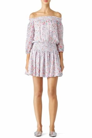 Shoshanna Rita Mini Dress In Multicolor