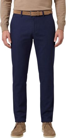 Gardeur pantalon donkerblauw effen katoen